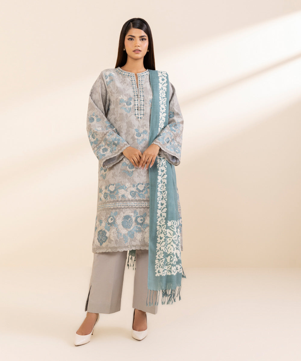 Sapphire 3 Piece Custom Stitched Suit - Off-White - LB288691