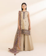 Libasco Sapphire 3 Piece Custom Stitched Suit - Beige - LB288564