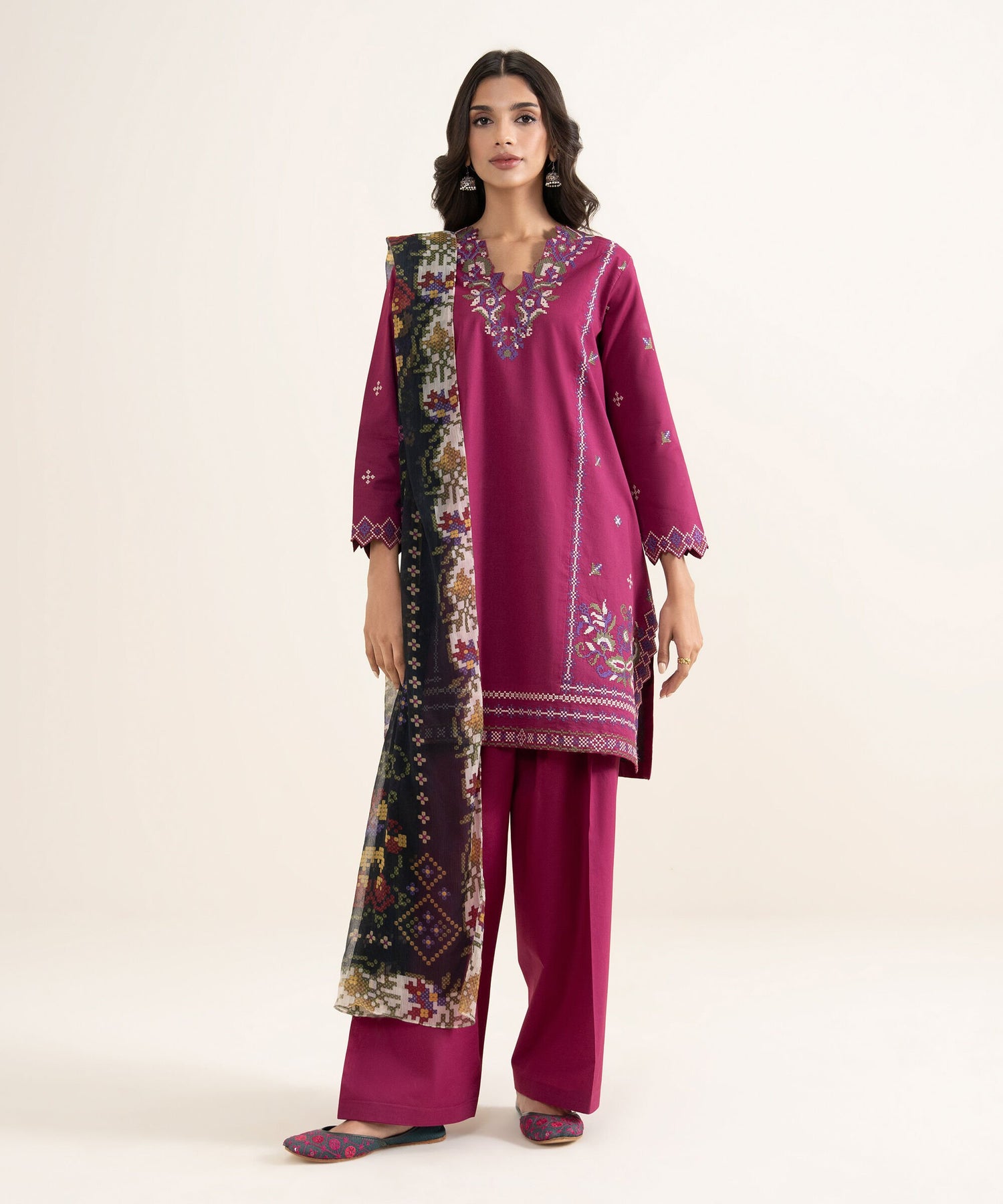 Sapphire 3 Piece Custom Stitched Suit - Purple - LB31285