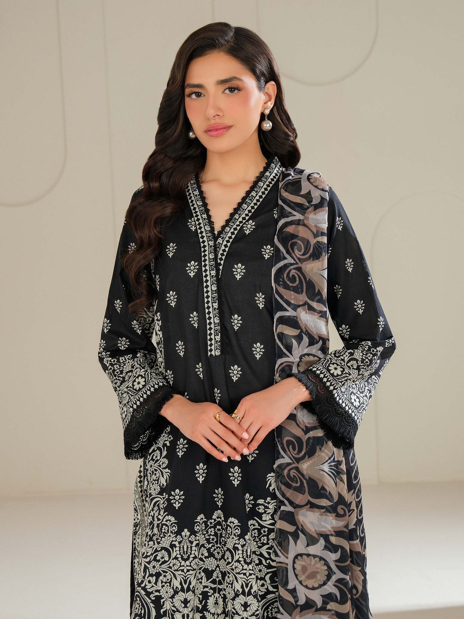 Limelight 3 Piece Custom Stitched Suit - Black - LB31259