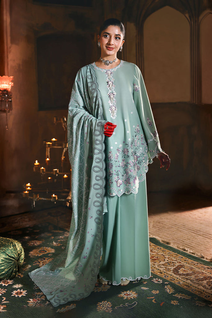 Cross Stitch 3 Piece Custom Stitched Suit - Green - LB31581