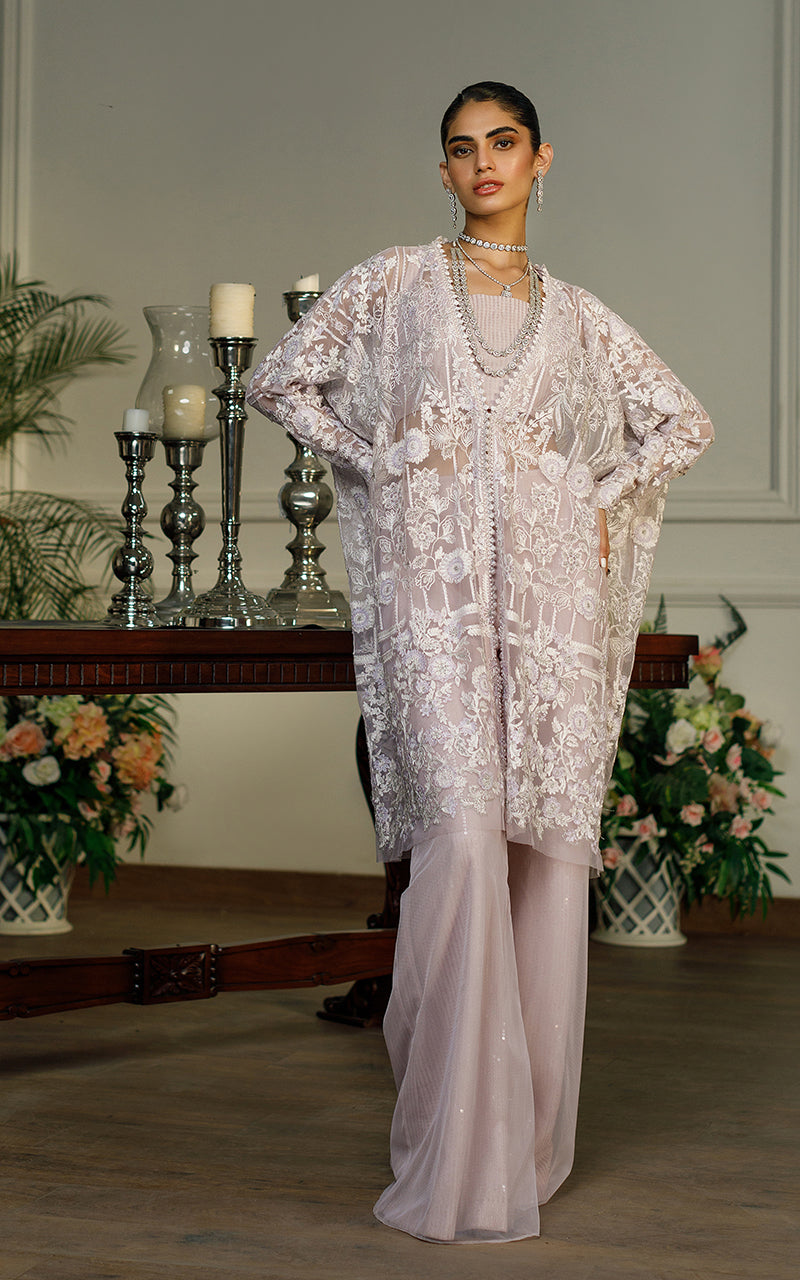 Threads & Motifs 2 Piece Custom Stitched Suit - Purple - LB285205