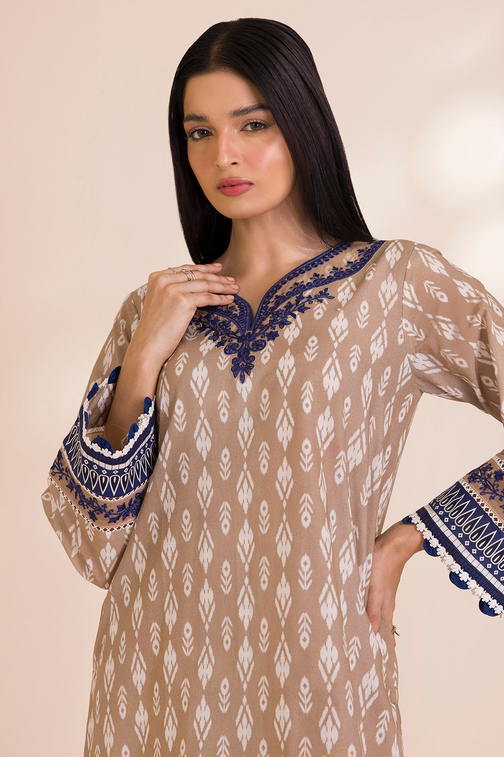 Zellbury 3 Piece Custom Stitched Suit - Brown - LB31025