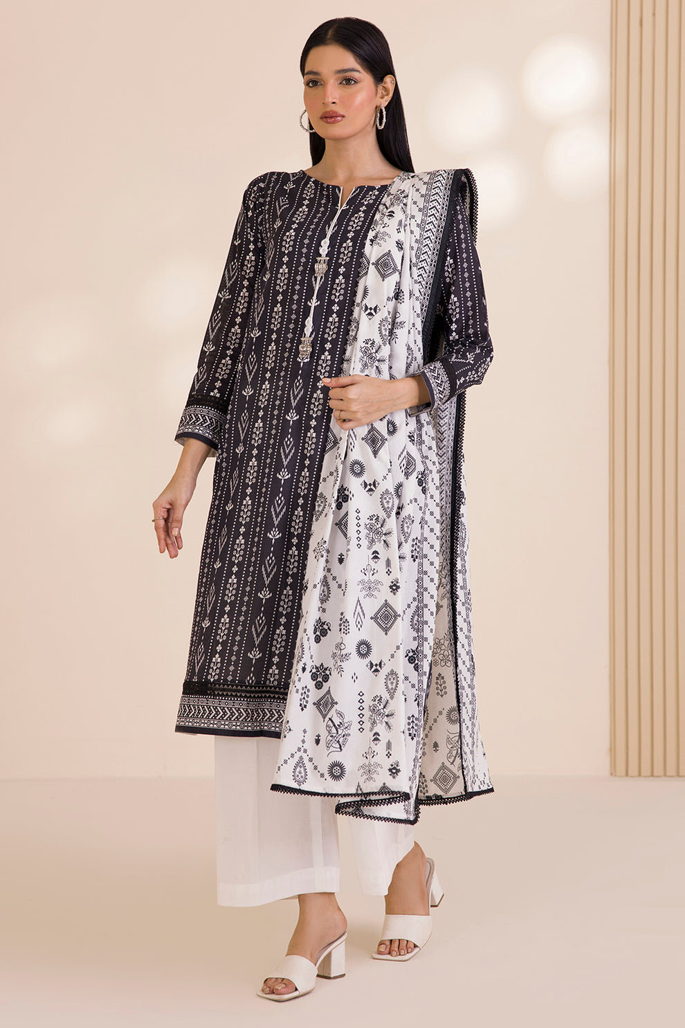 Zellbury 2 Piece Custom Stitched Suit - Black - LB31033