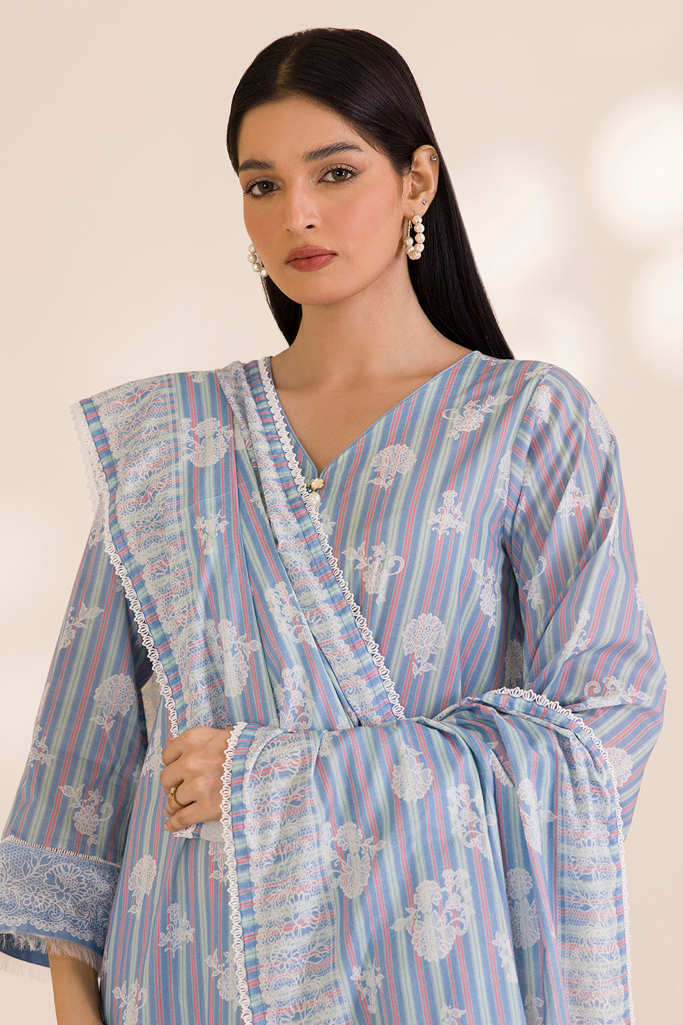 Zellbury 2 Piece Custom Stitched Suit - Blue - LB31023