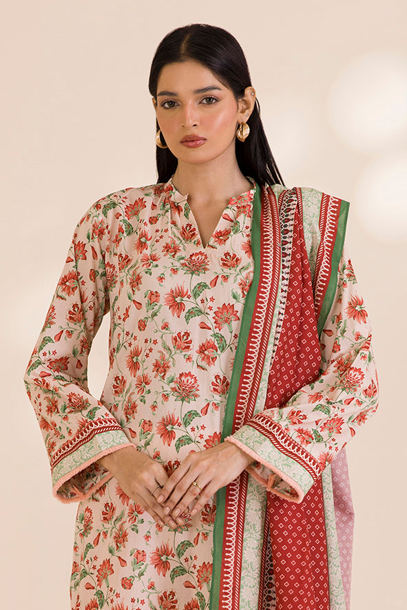 Zellbury 3 Piece Custom Stitched Suit - Red - LB31037