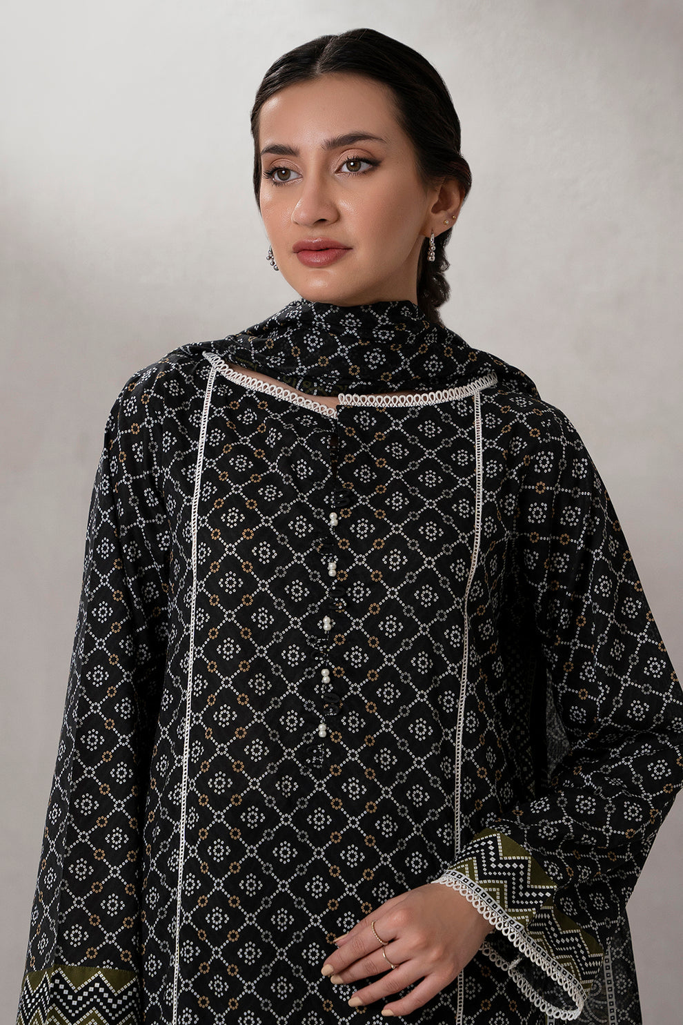 Zellbury 3 Piece Custom Stitched Suit - Black - LB30383
