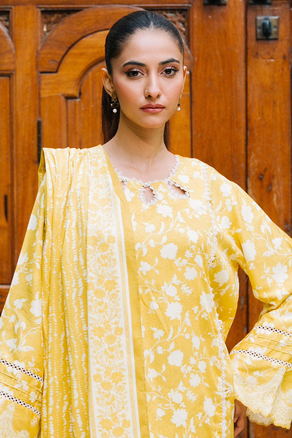 Zellbury 2 Piece Custom Stitched Suit - Yellow - LB31044