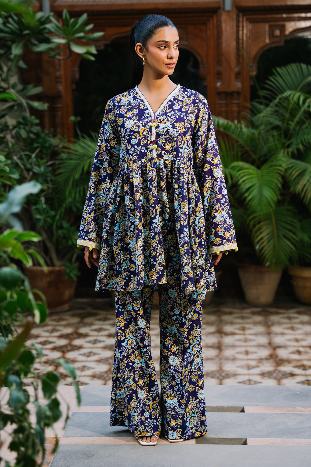 Zellbury 2 Piece Custom Stitched Suit - Blue - LB31036