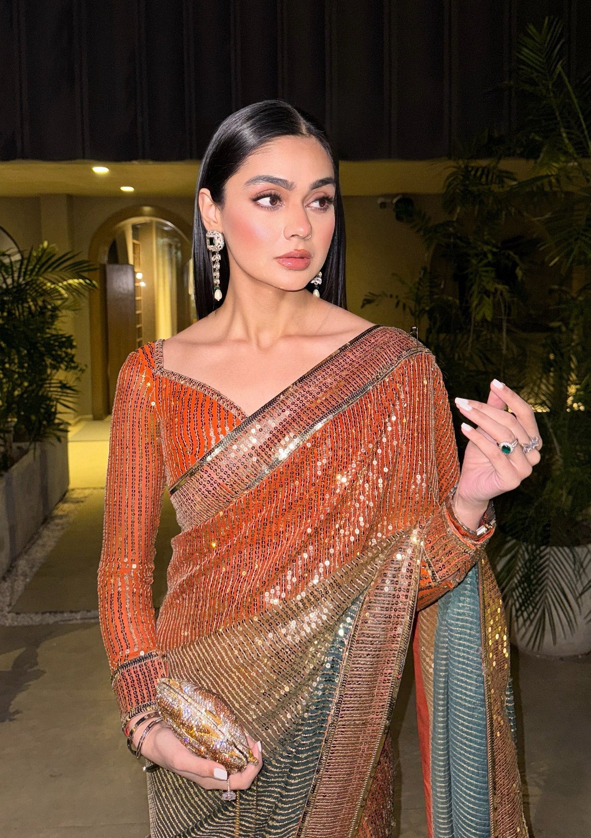 AIK 2 Piece Custom Stitched Suit - Orange - LB30783