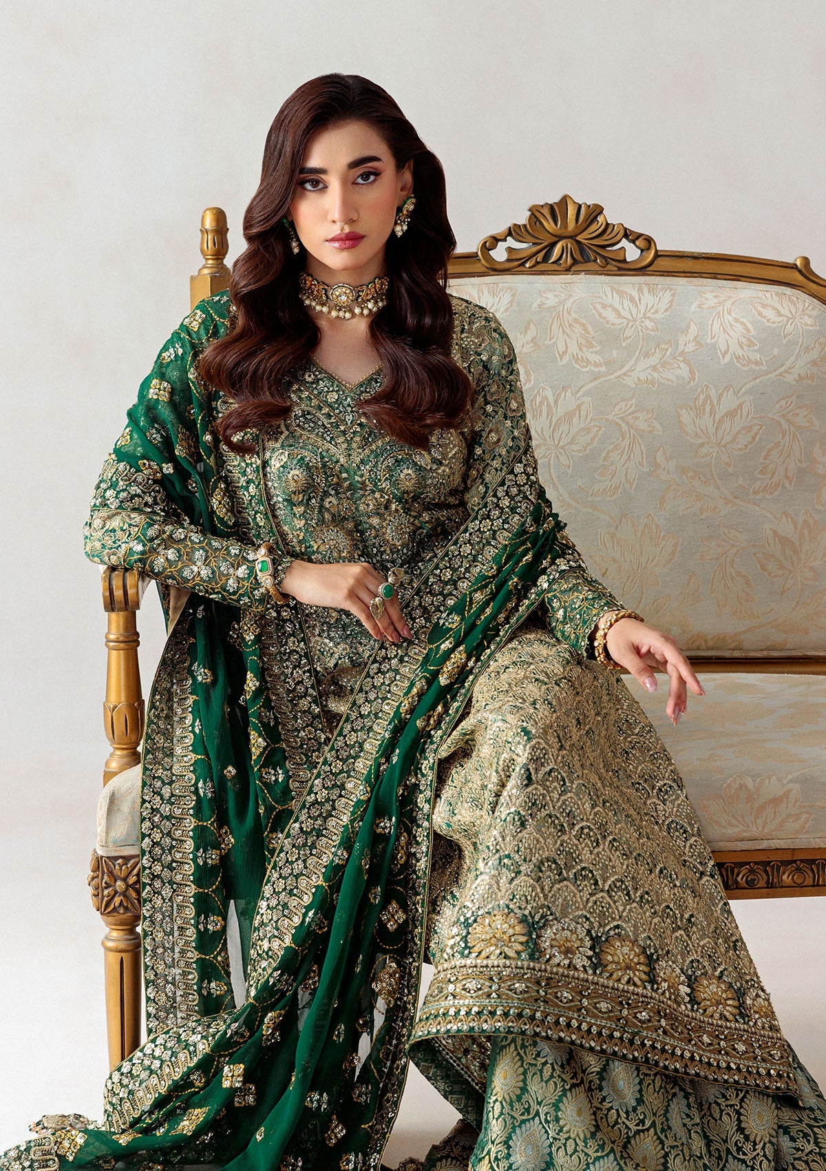 AIK 3 Piece Custom Stitched Suit - Green - LB30771