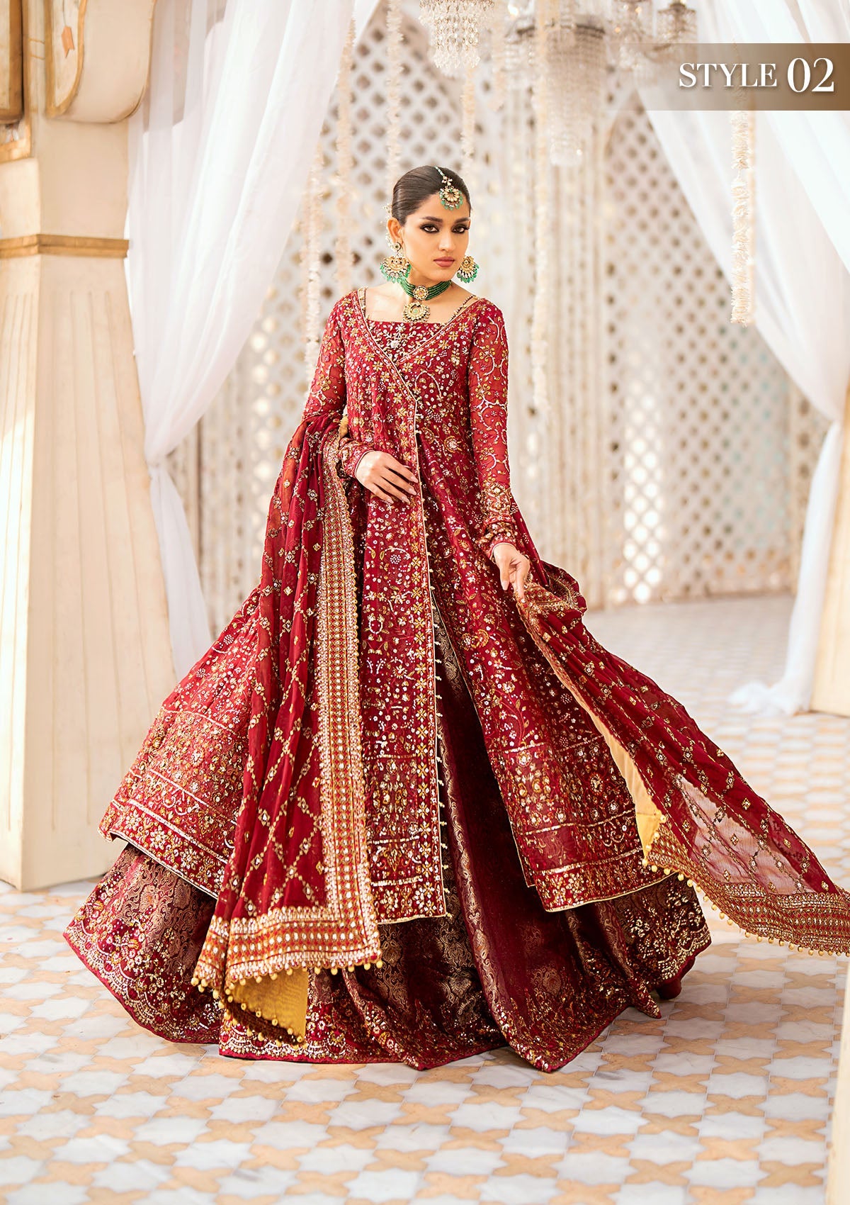 AIK 3 Piece Custom Stitched Suit - Red - LB30967