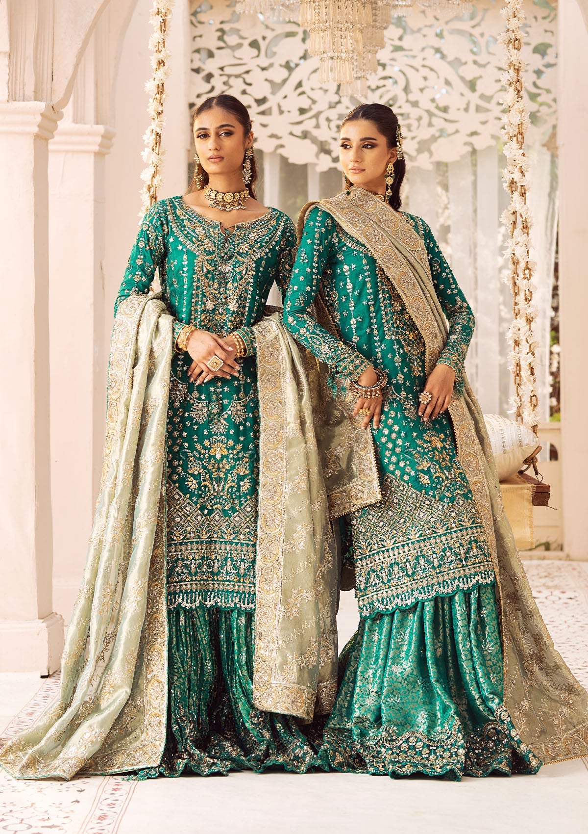 AIK 3 Piece Custom Stitched Suit - Green - LB30452