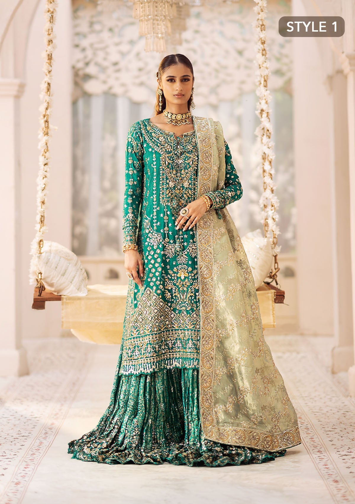 AIK 3 Piece Custom Stitched Suit - Green - LB30452