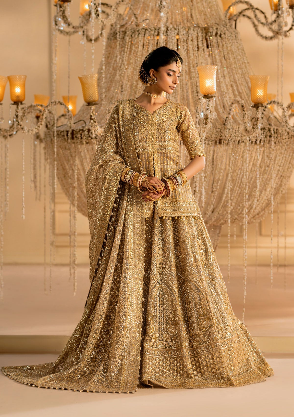 AIK 3 Piece Custom Stitched Suit - Yellow - LB30785