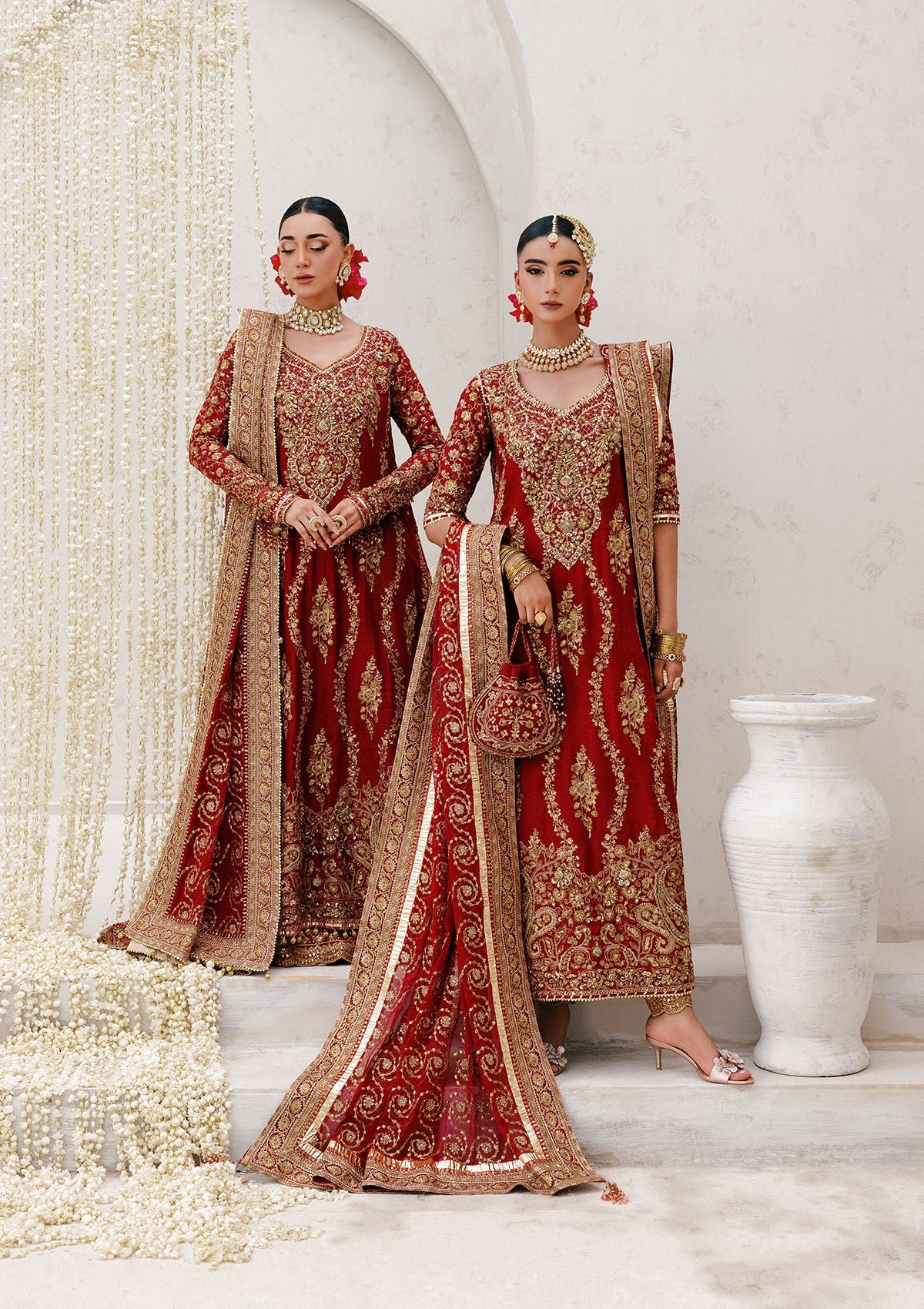 AIK 3 Piece Custom Stitched Suit - Red - LB30958