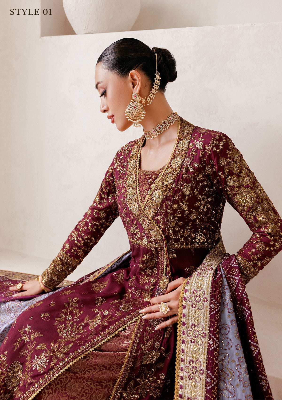 AIK 3 Piece Custom Stitched Suit - Red - LB30960
