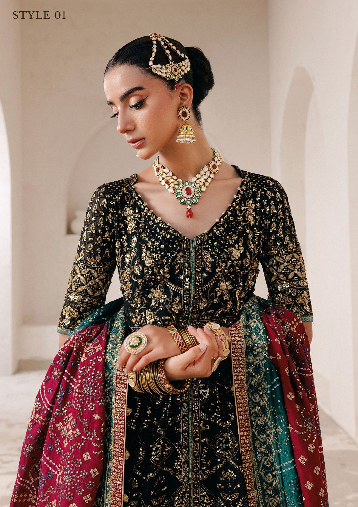 AIK 3 Piece Custom Stitched Suit - Black - LB30961
