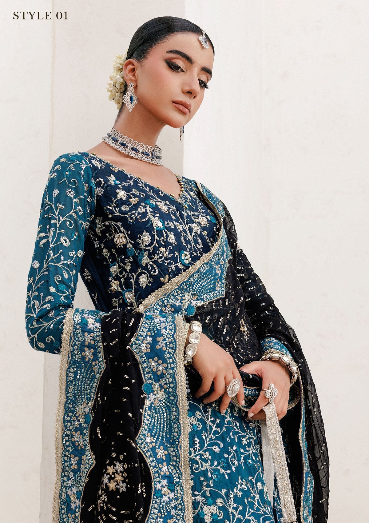AIK 3 Piece Custom Stitched Suit - Blue - LB30965