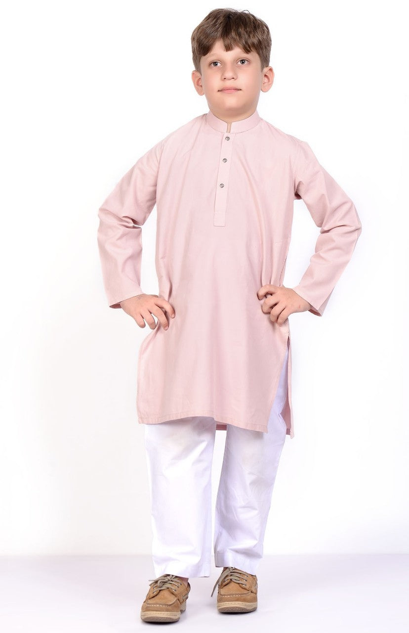 Ready to Wear Kurta For Boys - Pink - LB1608