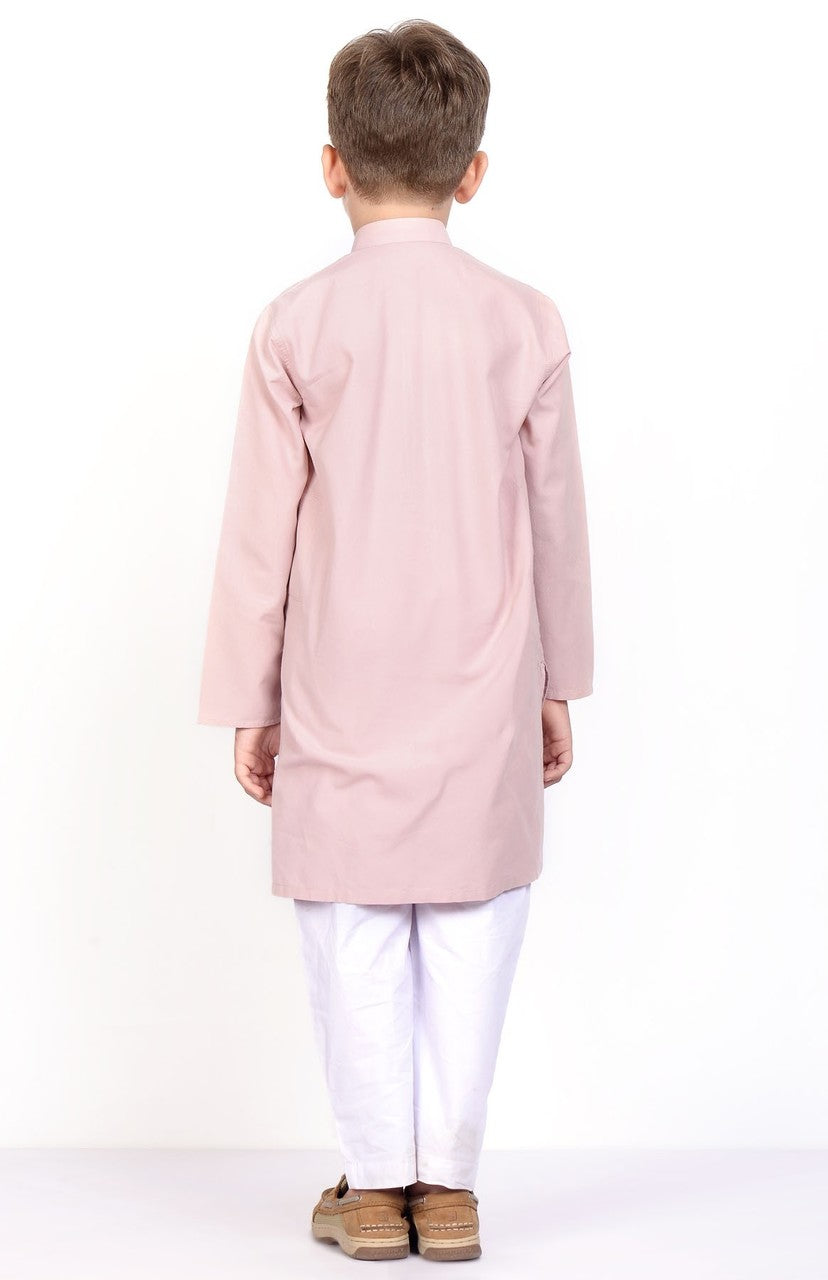 Ready to Wear Kurta For Boys - Pink - LB1608