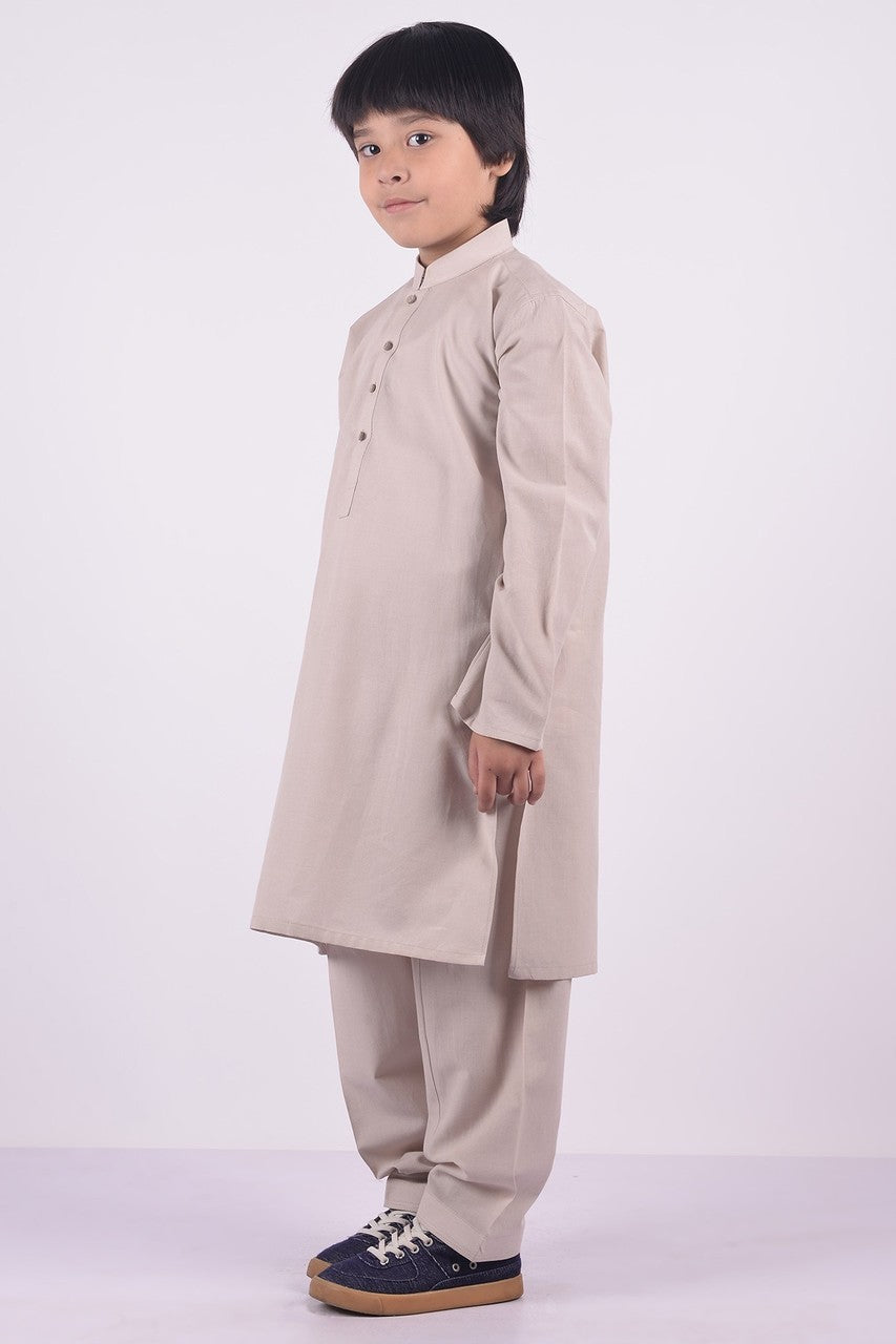 Ready to Wear Kurta Shalwar For Boys - White - LB1590