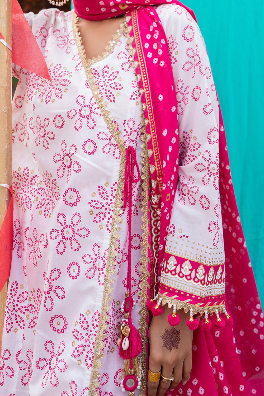 Gul Ahmed 3 Piece Custom Stitched Suit - Pink - LB29172