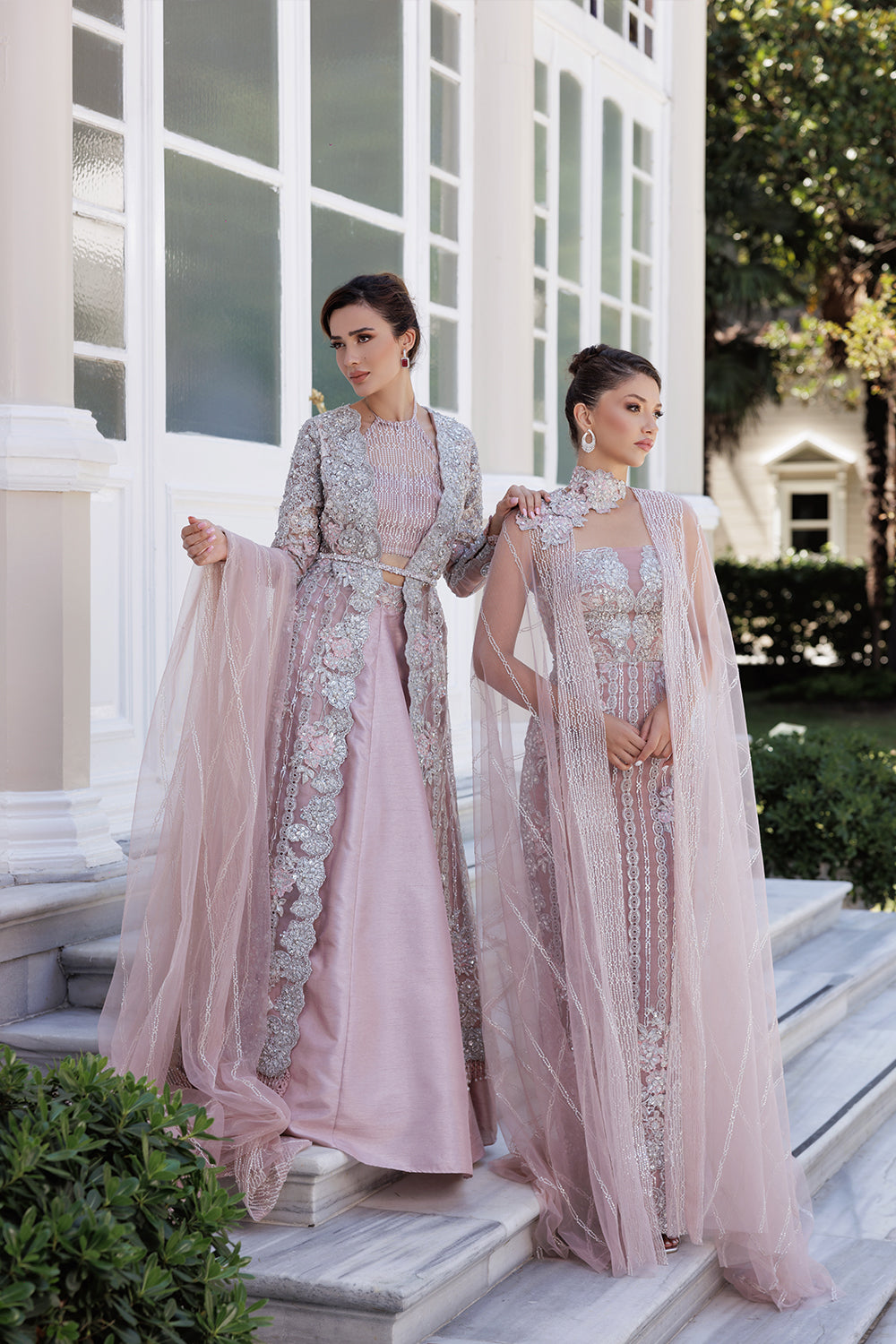 Saira Rizwan 3 Piece Custom Stitched Suit - Pink - LB284432