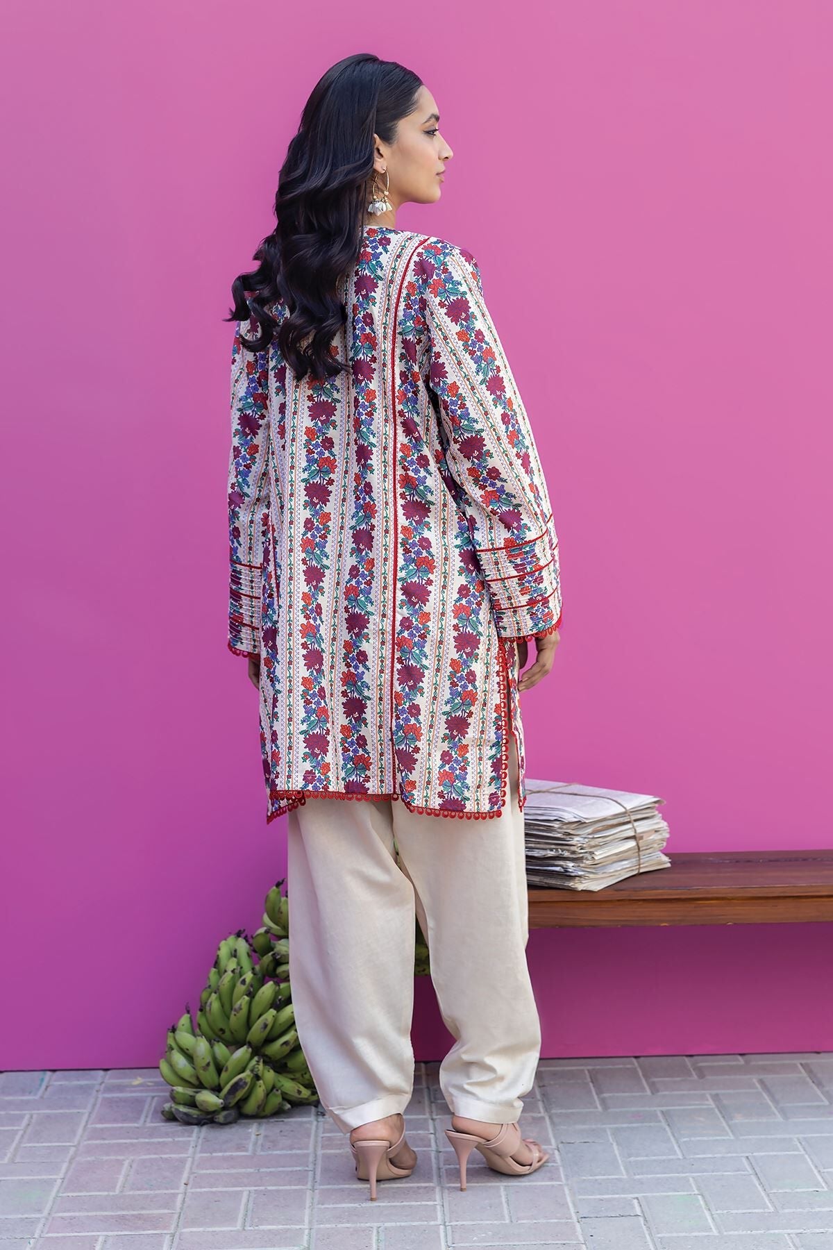 Khaadi 2 Piece Custom Stitched Suit - Off-White - LB285585