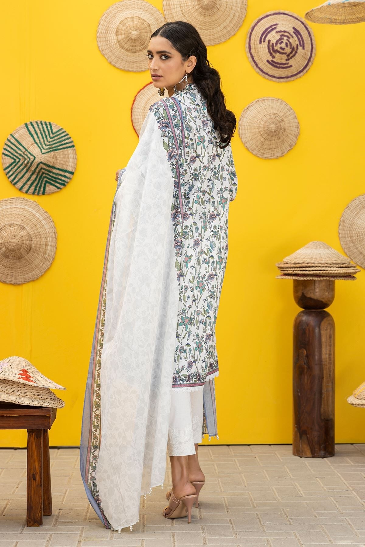 Khaadi 2 Piece Custom Stitched Suit - Off-White - LB285610