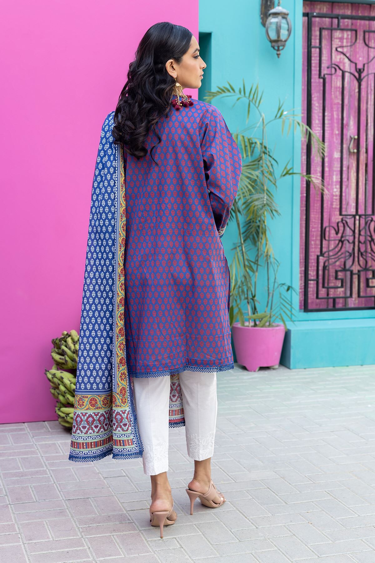 Khaadi 2 Piece Custom Stitched Suit - Purple - LB285614