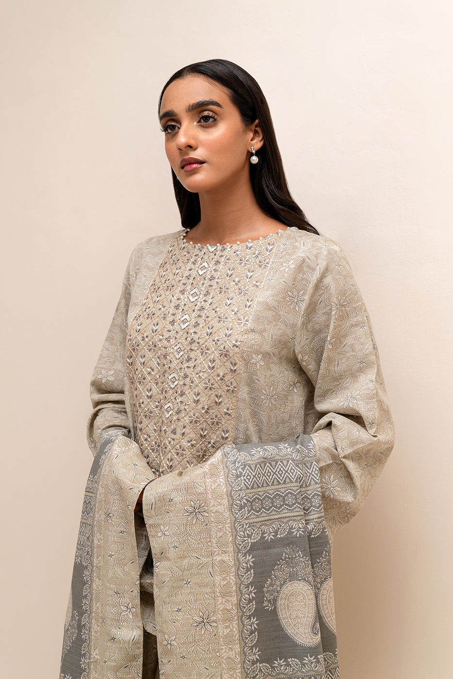 Libasco Beechtree 3 Piece Custom Stitched Suit - Beige - LB288291